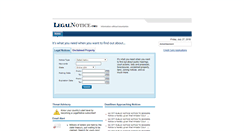Desktop Screenshot of legalnotice.org