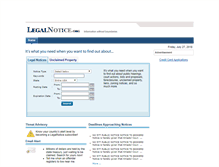 Tablet Screenshot of legalnotice.org
